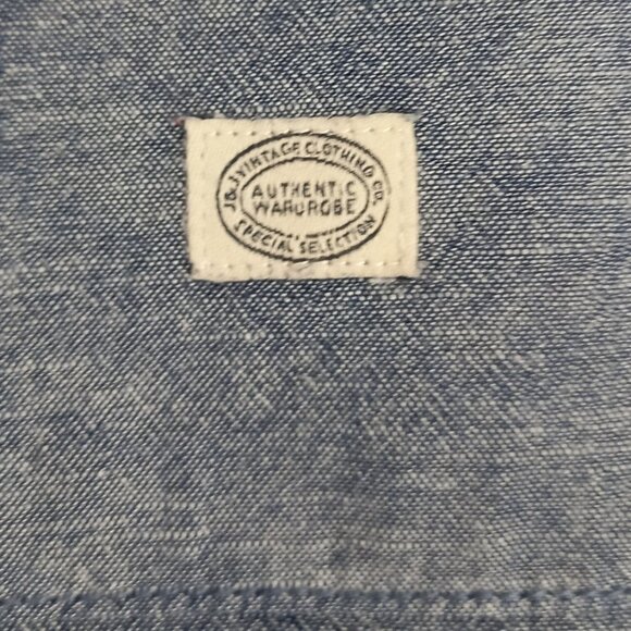 2x JACK&JONES sz M button up shirts Denim Jean Tops Medium - Picture 3 of 11